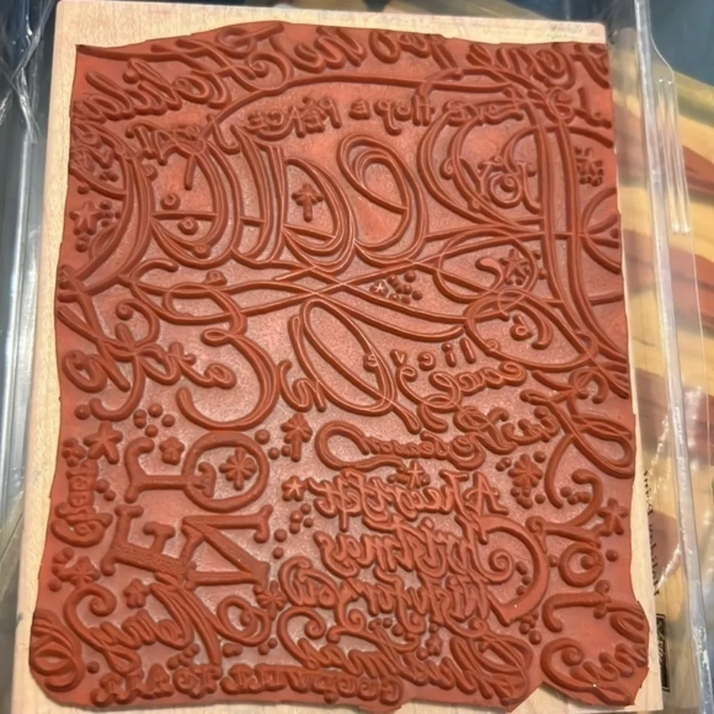 Stampin Up - extra large Christmas stamp
